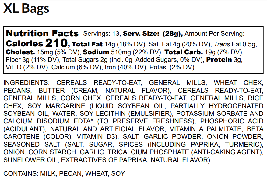 Xtra Large Snack-Mix Bag (Original)